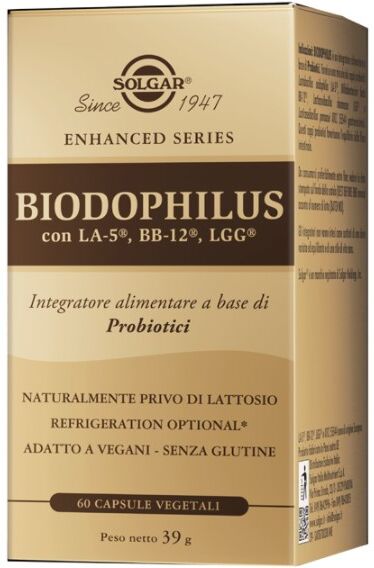 Solgar Biodophilus Integratore Probiotico 60 Capsule