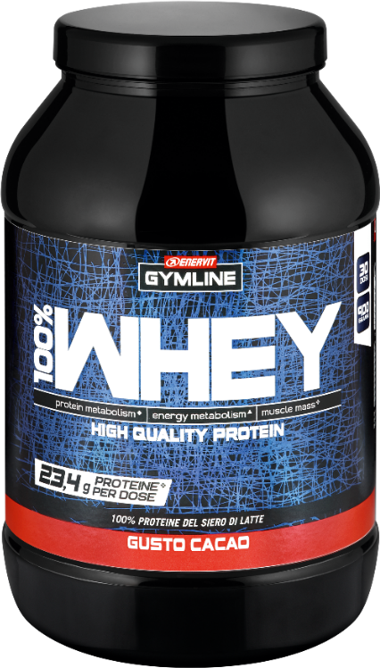 Enervit Gymline Muscle 100% Whey Proteine Concentrate Cacao Integratore Proteico