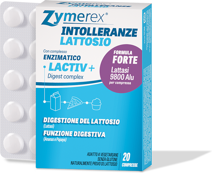 zymerex intolleranze lattosio 20 compresse