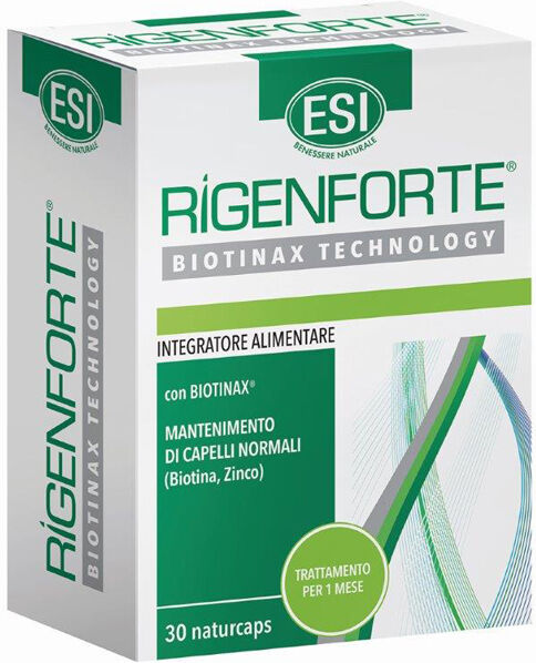 Esi Rigenforte Naturcaps Integratore Unghie e Capelli 30 Capsule