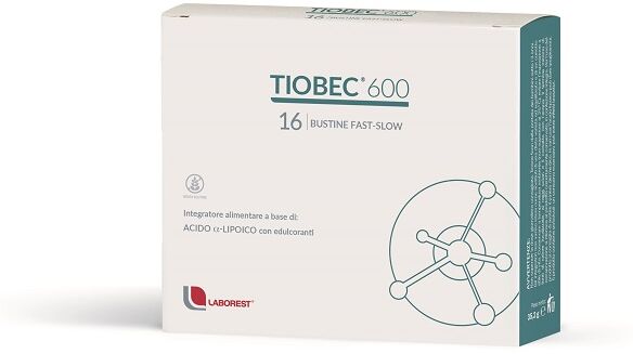 Laborest Tiobec 600 Integratore Metabolismo Energetico 16 Bustine Fast-Slow