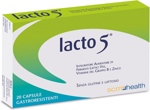 Montefarmaco Lacto 5 Integratore Fermenti Lattici 20 Capsule