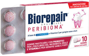 Biorepair Peribioma Gomme Masticabili Benessere Cavo Orale 10 Gomme