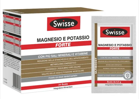 Swisse Magnesio e Potassio Forte 24 Bustine