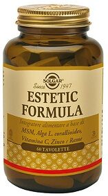 Solgar Estetic Formula Integratore Capelli Pelle e Unghie 60 Tavolette