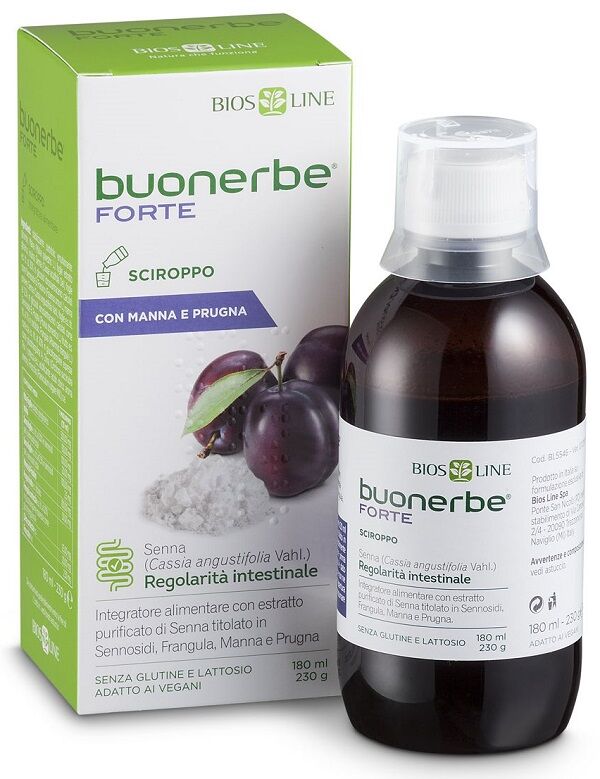 Bios Line Buonerbe Forte Sciroppo Integratore Transito Intestinale 180 ml