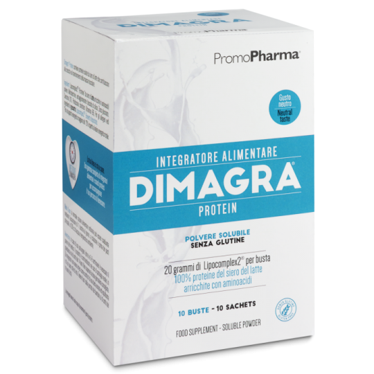 Promopharma Dimagra Protein Gusto Neutro 10 Buste