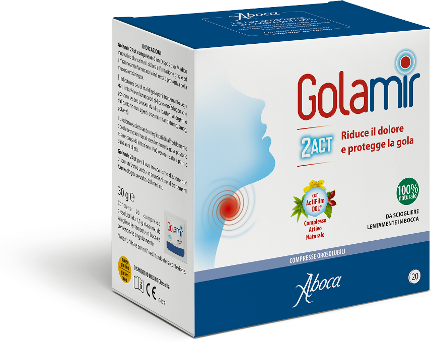 Aboca GOLAMIR 2ACT compresse orosolubili