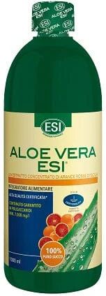 ESI Aloe Vera Puro Succo Arancia Rossa 1000 Ml