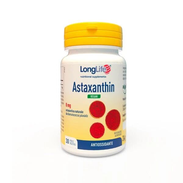 LONGLIFE Astaxanthin Vegan 30 Perle Vegetali