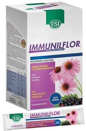 ESI Immunilflor 16 Pocket Drink Da 20 Ml Gusto Amarena