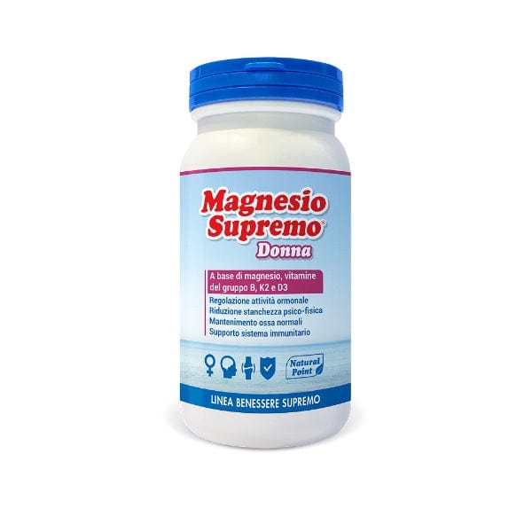 NATURAL POINT Magnesio Supremo Donna 150 g Aroma Lampone