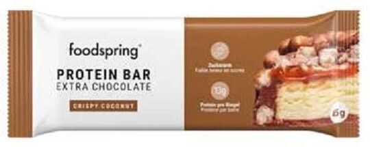 FOODSPRING Protein Bar Extra Cioccolato E Cocco Croccante 45 g