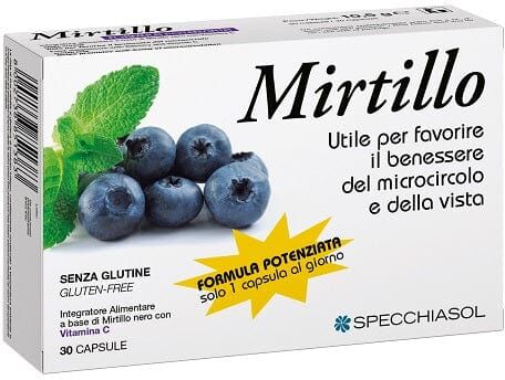 SPECCHIASOL Mirtillo Formula Potenziata 30 Capsule