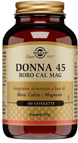 SOLGAR Donna 45 Boro Cal Mag 100 Tavolette