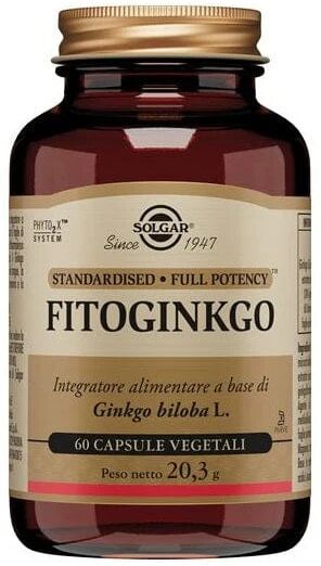 SOLGAR Fitoginkgo 60 Capsule Vegetali