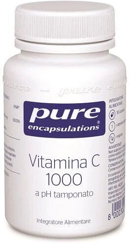 Pure Vitamina C 1000 a Ph Tamponato 30 Capsule