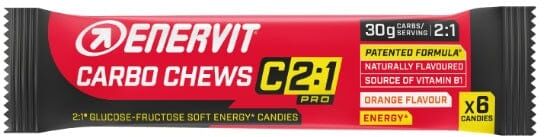 ENERVIT Carbo Chews C2:1 Pro Gusto Arancia Caramelle Gommose 34 g