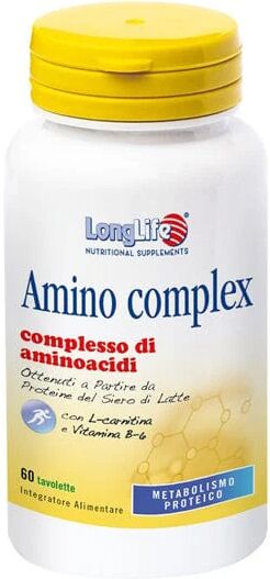 LONGLIFE Amino Complex Integratore Alimentare 60 Tavolette