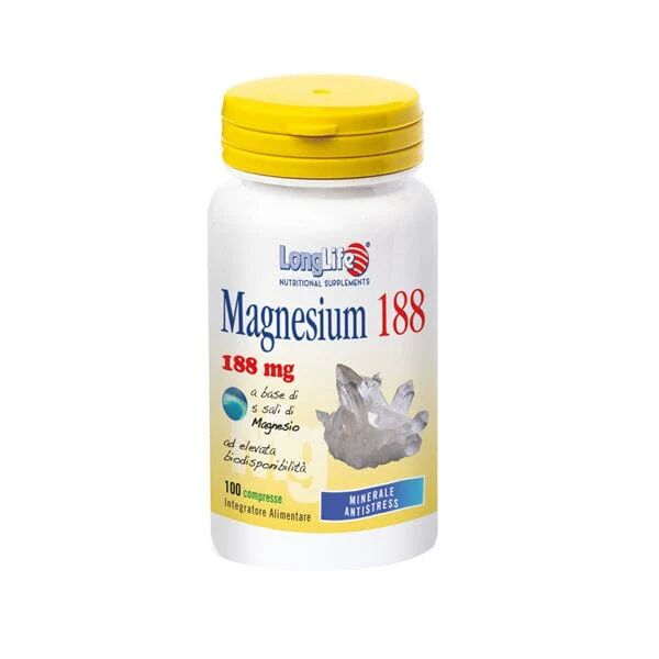 LONGLIFE Magnesium 188 Integratore Alimentare 100 Compresse