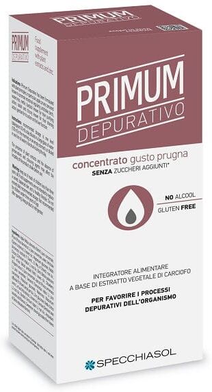 SPECCHIASOL Primum Depurativo Gusto Prugna No Alcol 250 Ml