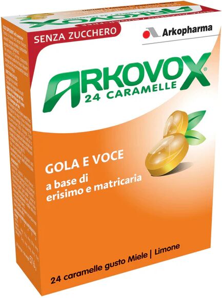 ARKOPHARMA Arkovox Gola e Voce Miele Limone 24 Caramelle