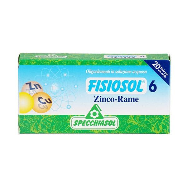 SPECCHIASOL Fisiosol 6 Zinco Rame 20 Fiale Da 2 Ml