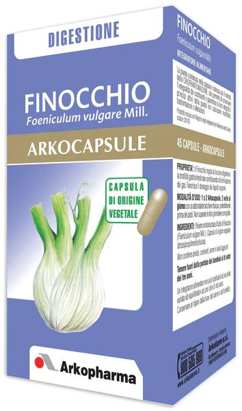 ARKOPHARMA Arkocapsule Finocchio Integratore Alimentare 45 Capsule