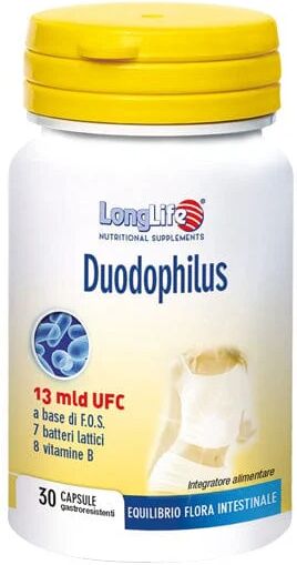 LONGLIFE Duodophilus Integratore Alimentare 30 Capsule