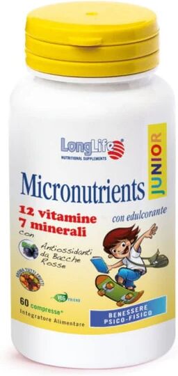 LONGLIFE Micronutrients Junior 60 Compresse