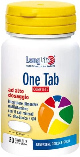 LONGLIFE One Tab Complete 30 Tavolette