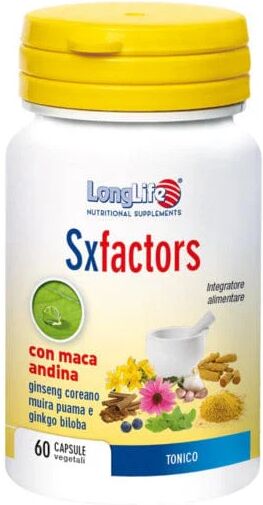 LONGLIFE Sxfactors Integratore Alimentare 60 Capsule