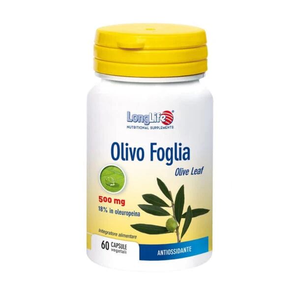 LONGLIFE Olivo Foglia 500 Mg 60 Capsule