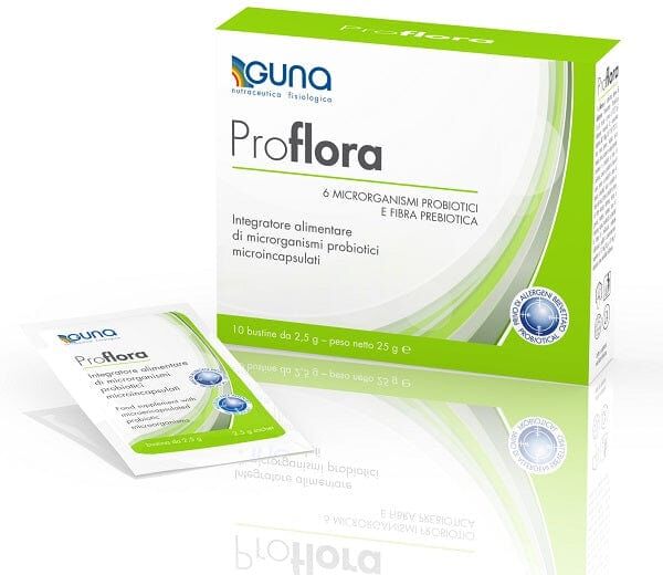 GUNA Proflora Integratore Alimentare Probiotico 10 Bustine