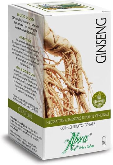 ABOCA Monoconcentrati Ginseng Concentrato Totale 50 Opercoli