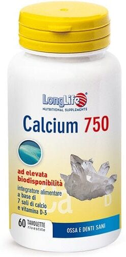 LONGLIFE Calcium 750 Mg 60 Tavolette