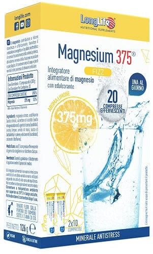 LONGLIFE Magnesium Fizz 20 Compresse Effervescenti