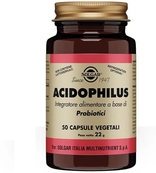 SOLGAR Acidophilus Probiotici 50 Capsule Vegetali