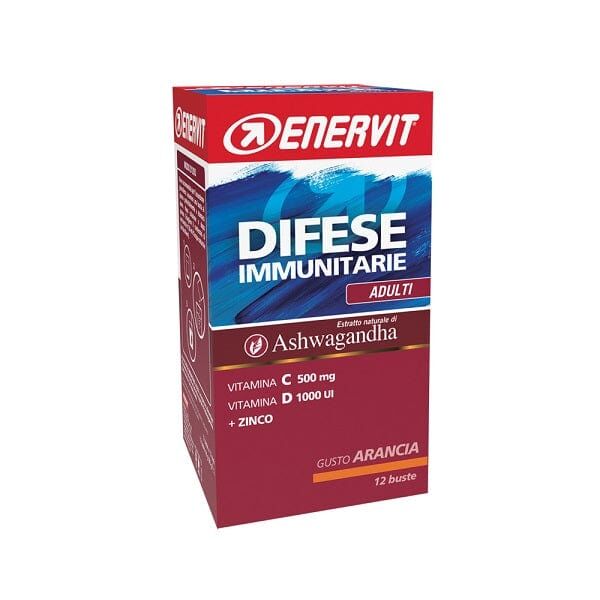 ENERVIT Difese Immunitarie Adulti Arancia 12 Bustine