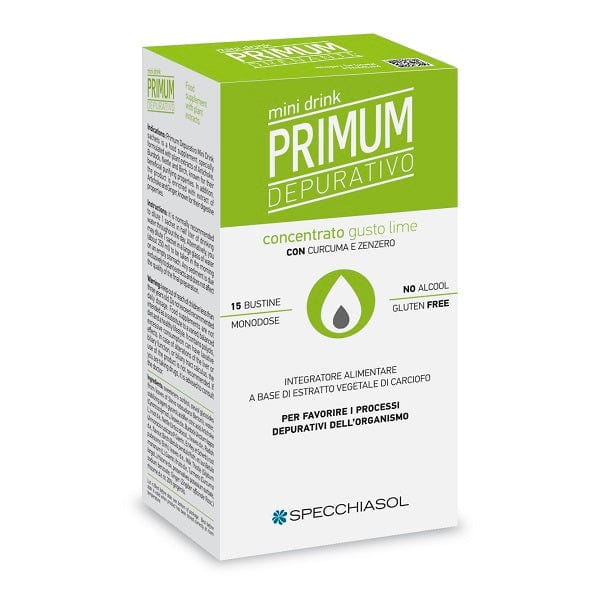 SPECCHIASOL Primum Depurativo Minidrink Lime 15 Stick Da 10 Ml