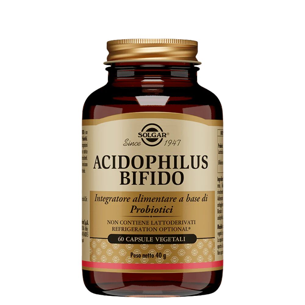 SOLGAR IT. MULTINUTRIENT SpA Acidophilus Bifido 60 Capsule Vegetali
