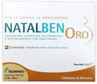 ITALFARMACO SpA NATALBEN ORO 28 BUSTINE