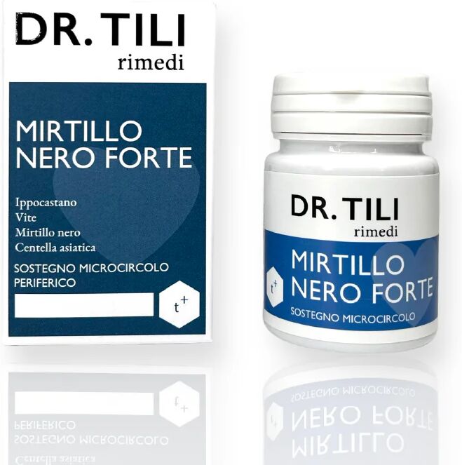 TILAB Srl Mirtillo Nero Integratore Microcircolo e Vista 60 compresse Dr.Tili