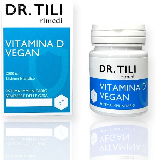 TILAB Srl Integratore Vitamina D Vegan 2000 u.i. 60 Compresse Dr.Tili