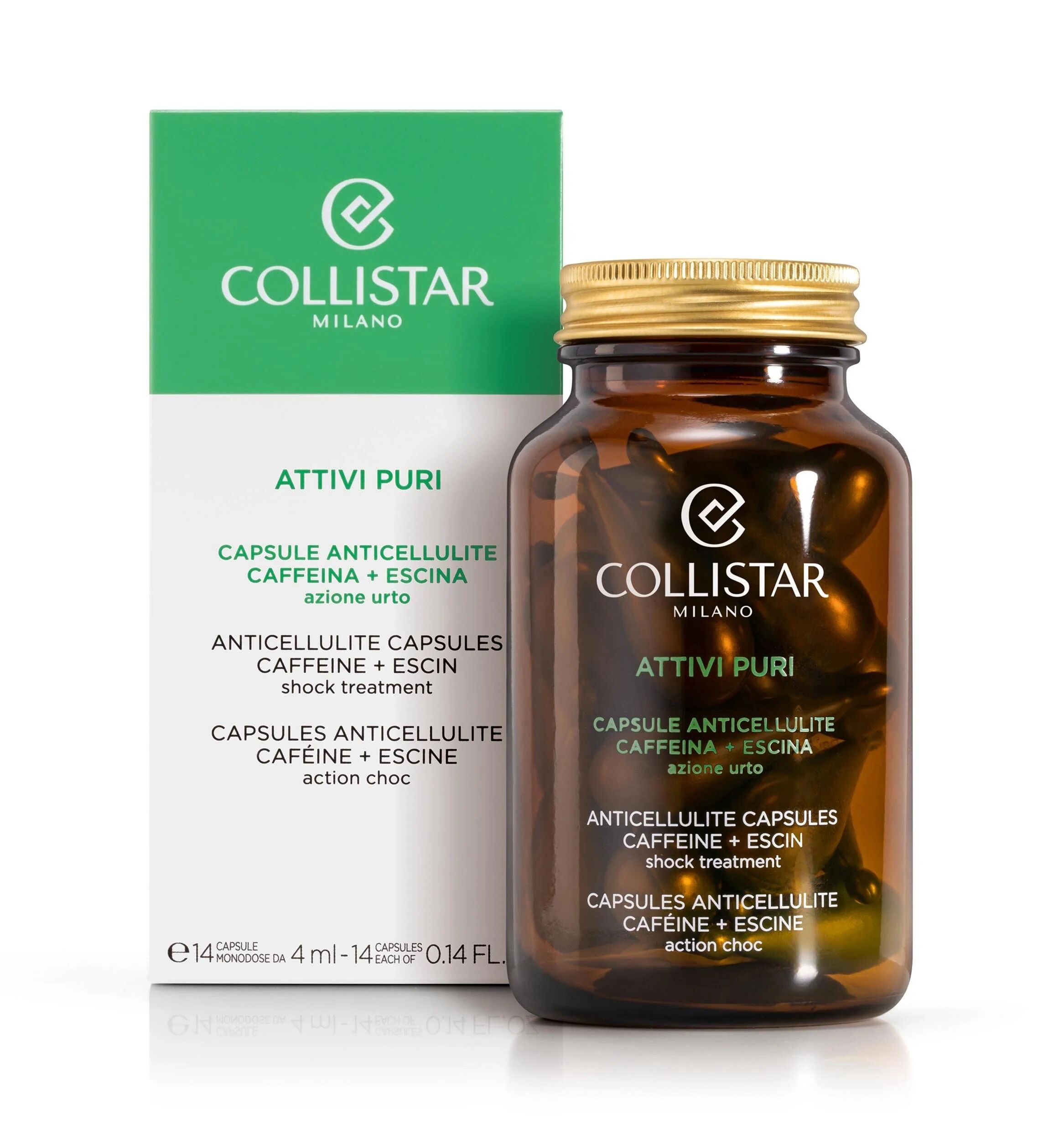 Collistar Capsule Anticellulite Caffeina + Escina 14 pz Da 4 ml