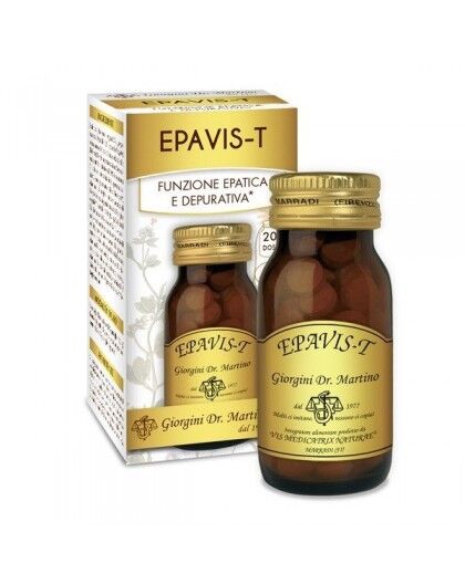 Dr. Giorgini Epavis-T 80 Pastiglie 40 gr Depurativo fegato Funzione Epatica