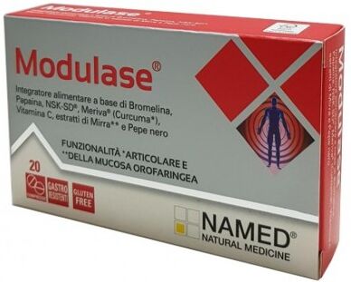 Named Modulase integratore a base di bromelina e papaina 20 cpr