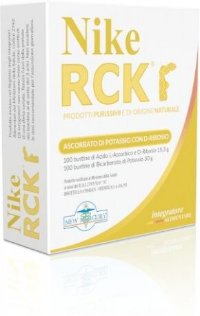 New Mercury NIKE RCK Ascorbato di Potassio con D-Ribosio 200 Bustine Antiossidante nuova confezione