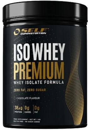 Self Iso Whey Premium 1 kg Proteine Isolate Zero Grassi e Zuccheri