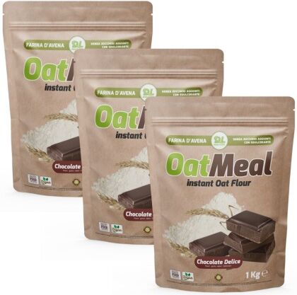 Daily Life Instant Oatmeal farina d'avena 3 X 1 kg gusto Cioccolato